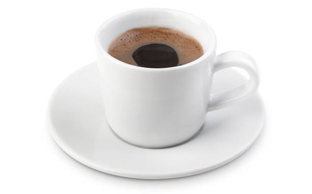 istock Small white cup of coffee i 1328502206