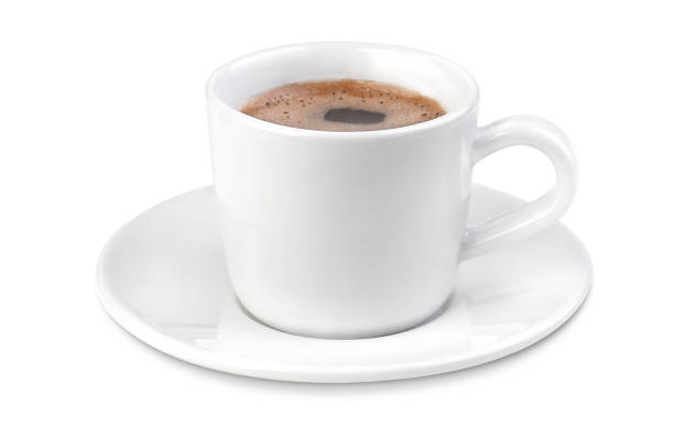istock Small white cup of coffee i 1328502209