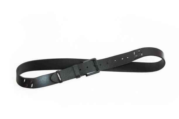 istock men's black belt with metal buckle 1328509930
