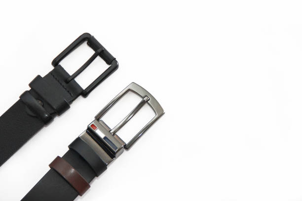 istock men's black belt with metal buckle 1328509933