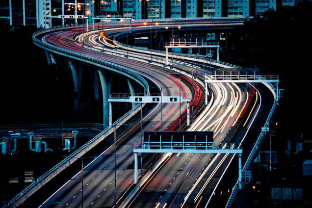 Kwai Tsing road and Tsing Yi South Bridge