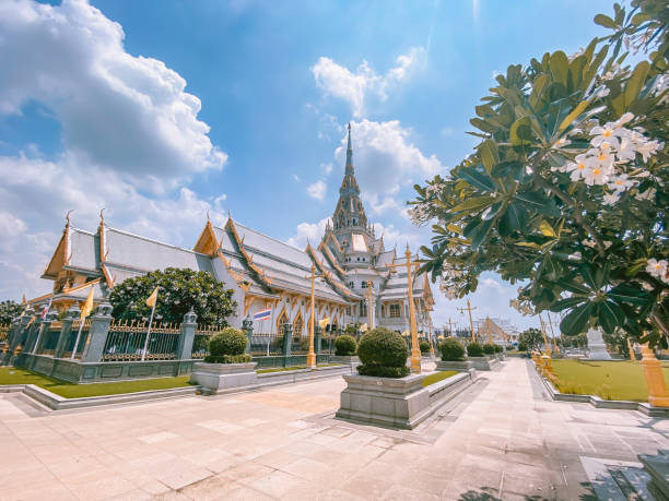 istock Wat Sothon Wararam Worawihan in Chachoengsao, Thailand 1328513826