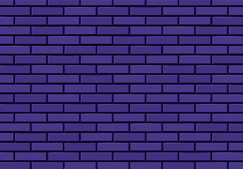 Brick wall background with tiled blue stones and cement for background and abstract backdrop or wallpaper