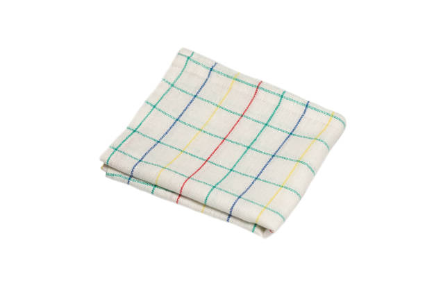 istock White napkin isolated on white background. 1328522698