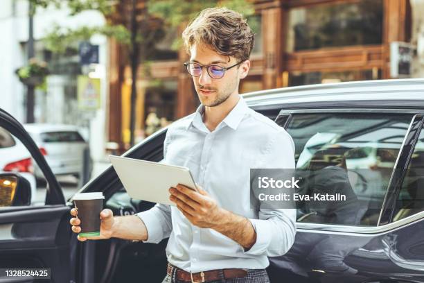 Man Driving His Car Stock Photo - Download Image Now - Car Insurance, Luxury, Car