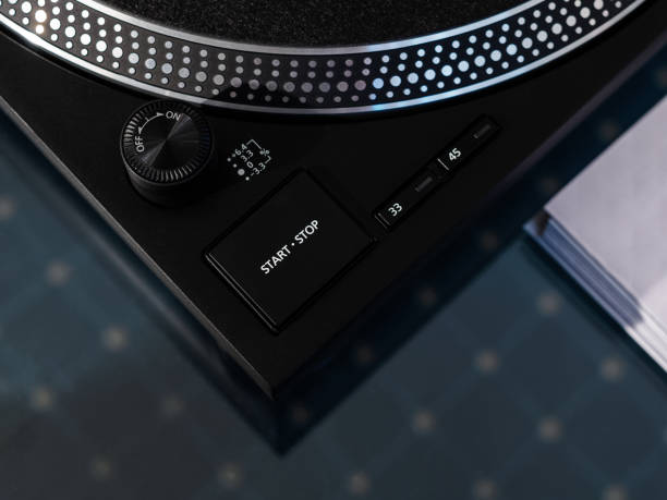 istock close-up of the control panel of a black turntable 1328534596