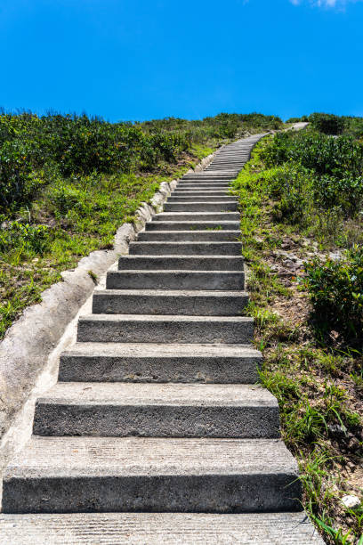 istock Footpath in mountain at Hong Kong 1328537188