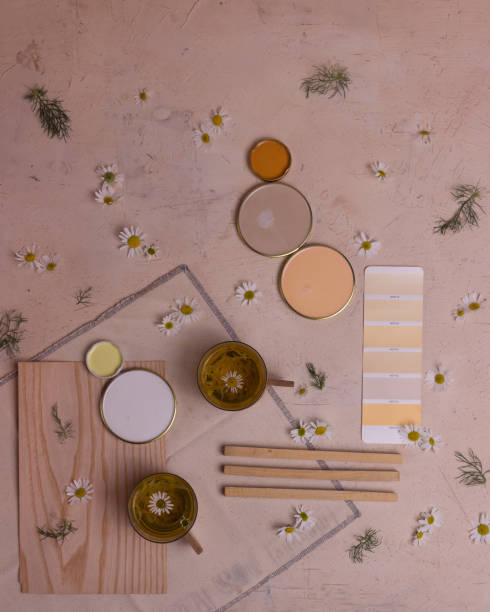 istock Color palette mood board for interior design and decor 1328550677