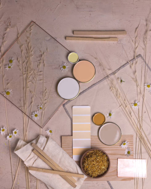 istock Color palette mood board for interior design and decor 1328552558