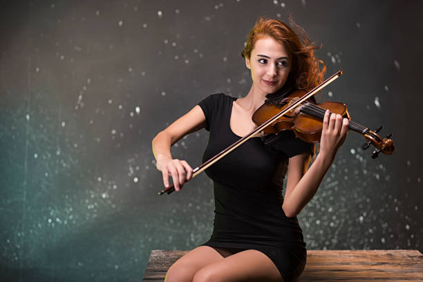 moment of musical grace, as the violinist channels the depth of her soul into each note played