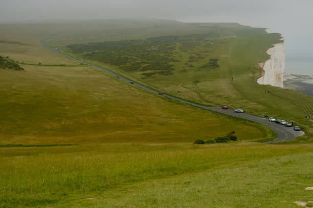 istock The spectacular scenery around Birling Gap and the Seven Sisters cliffs 1328574369