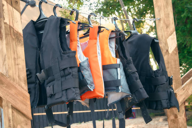 istock life jackets wakebord safe life 1328577128