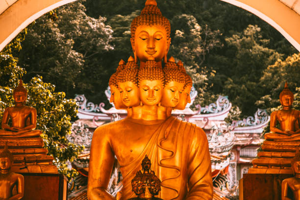 istock Wat Khao Isan and Wat Thepprathan in Ratchaburi, Thailand 1328579445