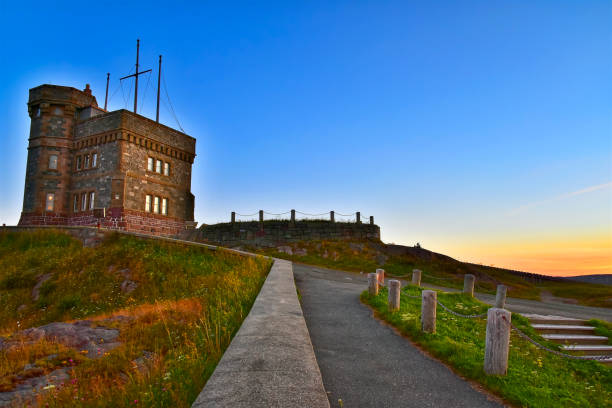 istock Cabot Tower at Sunset, Signal Hill, St John's Newfoundland & Labrador, Canada 1328582313