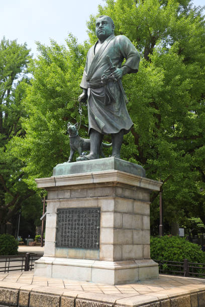 istock Saigo Takamori statue in Ueno Park 1328592633