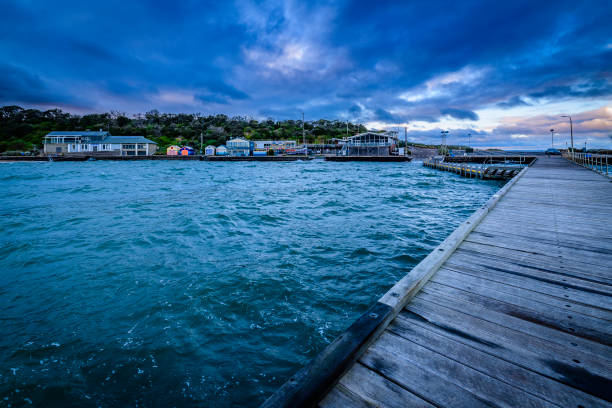 istock Black Rock pier during Twilight hours in the morning, Spring, September 2020 (Melbourne, Victoria, Australia) 1328597185