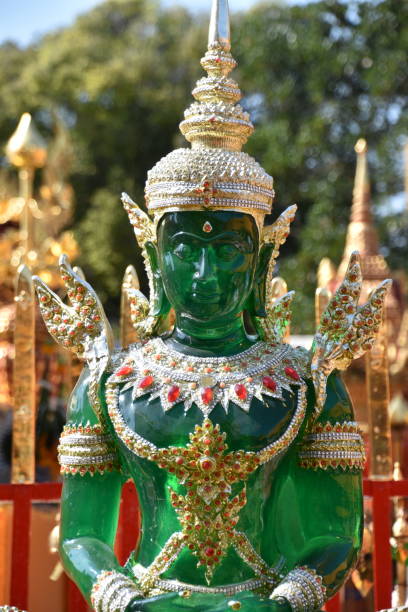 istock Ornate Green Buddha Medium Portrait 1328597942
