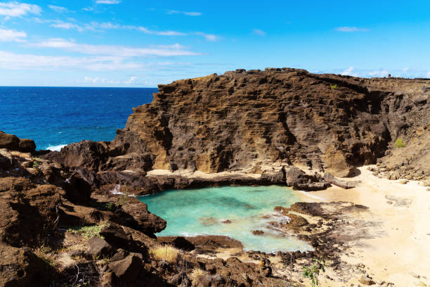 istock The rocks at Halona Beach Cove Hawaii 1328603190