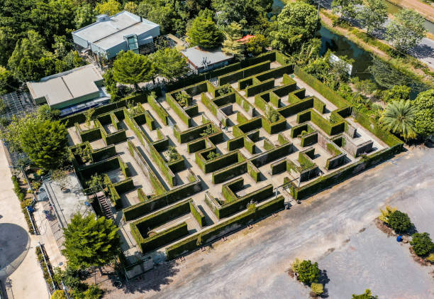 Secret Space Maze in Ratchaburi, Thailand, south east asia