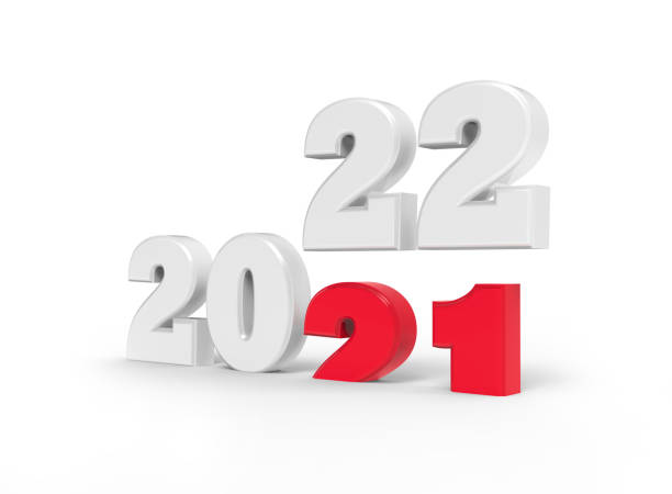 istock Happy New Year 2022 - 3D illustration 1328608975