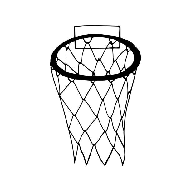 istock basketball basket. hand drawn doodle icon. vector, scandinavian, nordic, minimalism, monochrome. sports equipment, game. 1328614930