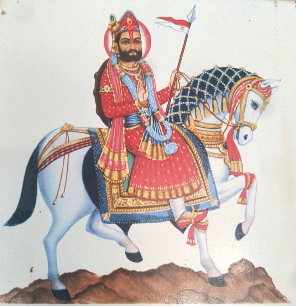istock Hindu god painting 1328616875