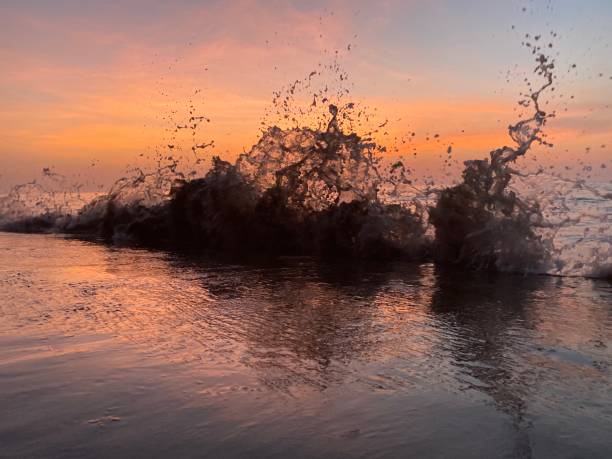 istock Sunset at the beach in Oman 1328618143