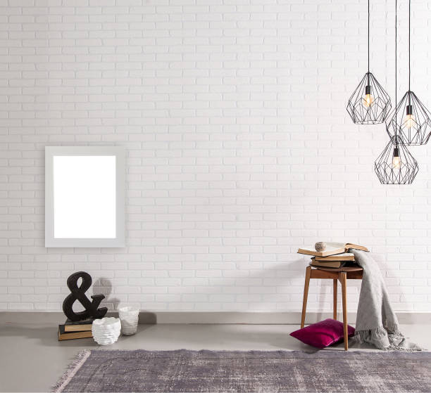 istock modern home working room with white brick wall and style design 1328622277