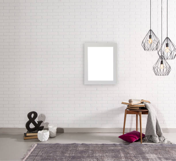 istock modern home working room with white brick wall and style design 1328622311