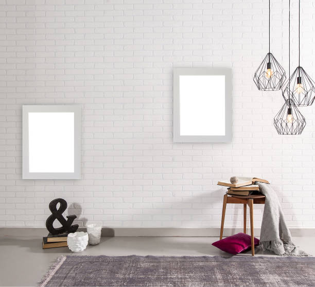 istock modern home working room with white brick wall and style design 1328622323