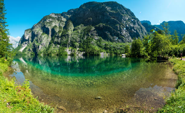 istock Lake Obersee, Berchtesgaden, on a sunny summer day 1328635180