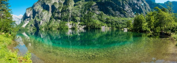 istock Lake Obersee, Berchtesgaden, on a sunny summer day 1328635185