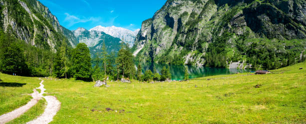 istock Lake Obersee, Berchtesgaden, on a sunny summer day 1328635421