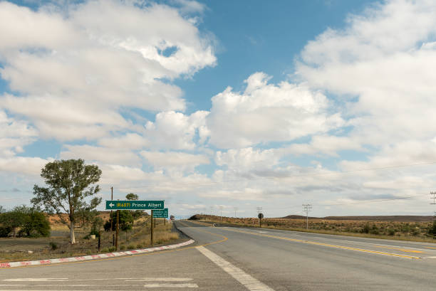 istock Turn-off from road N1 to Prince Albert 1328637205
