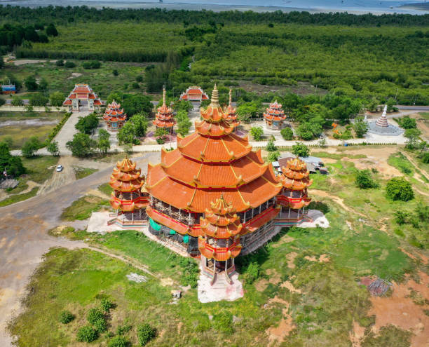 istock Wat Petch Suwan chinese temple in Phetchaburi, Thailand 1328639461