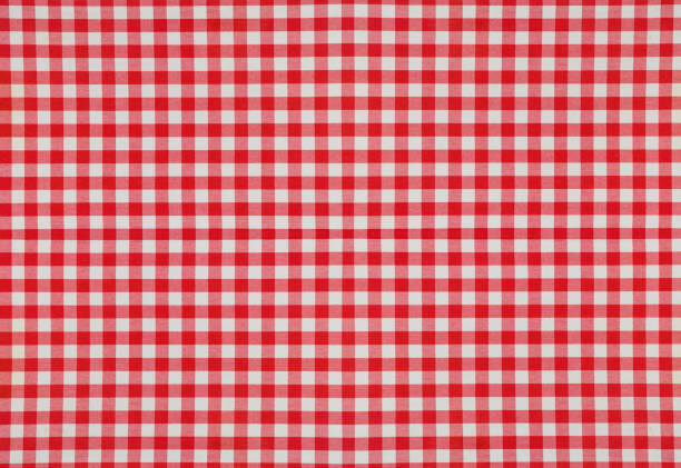 istock Kitchen accessories: Red and white checkered napkin 1328639546
