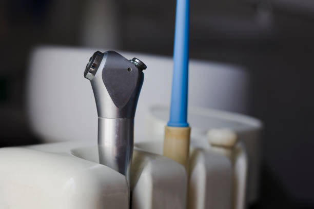 istock Close-up view of dental  teeth   tool 1328640460