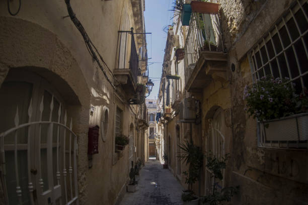 istock Ortigia Syracuse old town allets small streets 1328643136