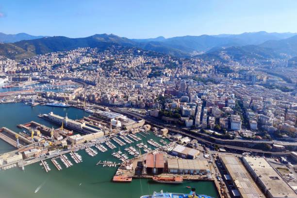 istock genoa italy aerial view panorama 1328644250