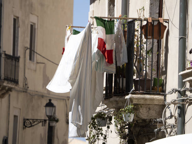 istock Ortigia Syracuse old town allets small streets 1328644470