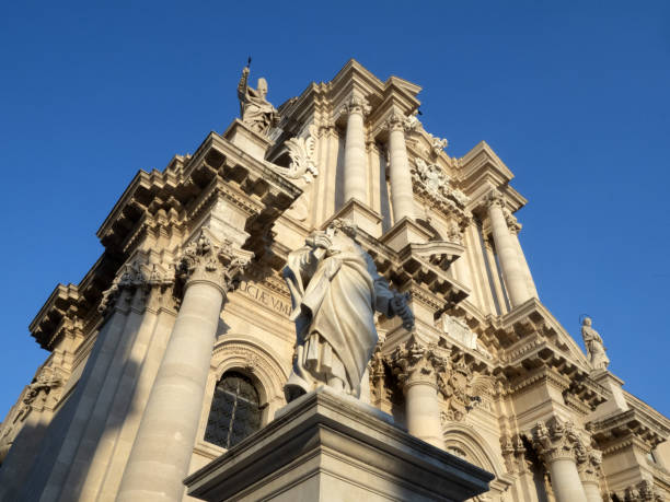 istock Ortigia Syracuse cathedral baroque church 1328644701