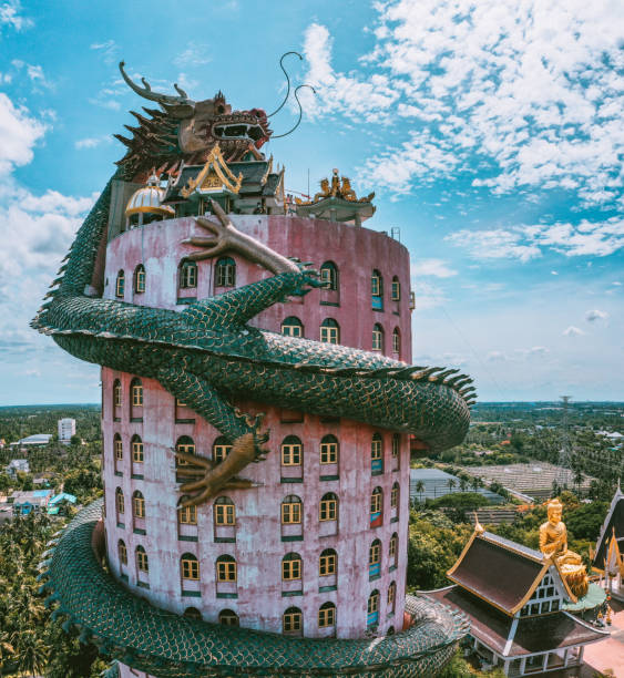 istock Dragon temple Wat Samphran in Nakhon Pathom, Thailand 1328647243