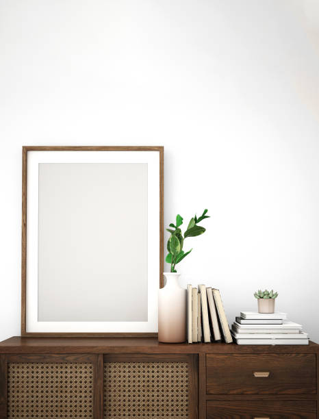 istock frame on the cabinet,3d illustration,3d rendering 1328649823