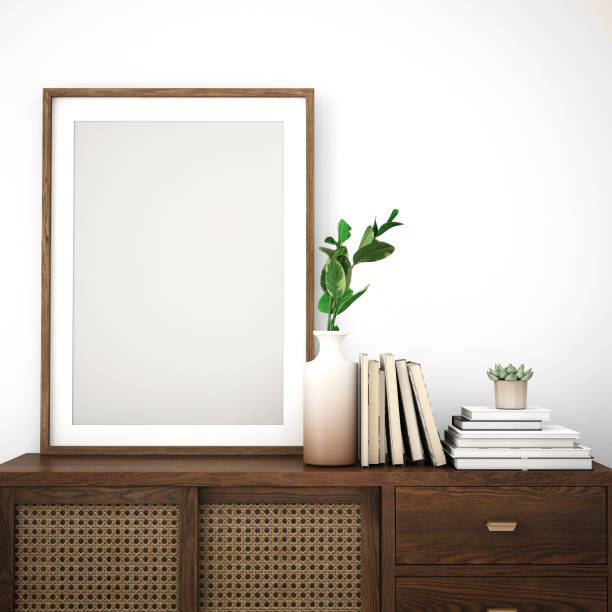 istock frame on the cabinet,3d illustration,3d rendering 1328649938