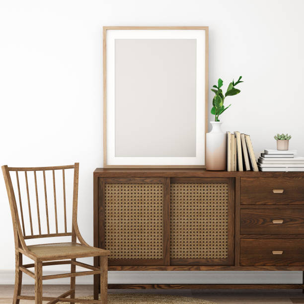 istock frame on the cabinet,3d illustration,3d rendering 1328649968