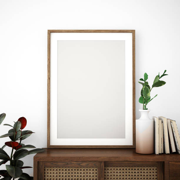 istock frame on the cabinet,3d illustration,3d rendering 1328650060