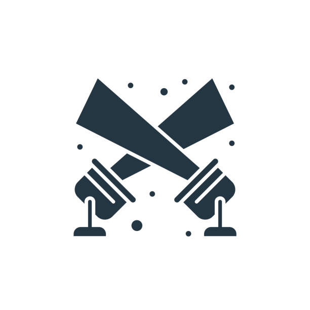 ilustraciones, imágenes clip art, dibujos animados e iconos de stock de icono de foco. icono de foco de glifo para el diseño de sitios web y móviles, desarrollo de aplicaciones, impresión. icono de foco de colección llena de carnaval brasileño aislado sobre fondo blanco.. - proyección continuada de luz