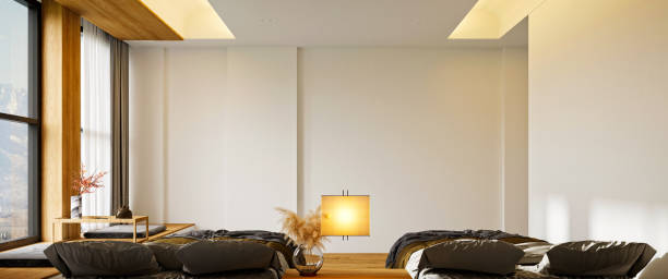 istock 3d render of luxury hotel room 1328660932