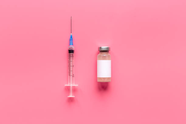 istock Coronavirus vaccine vial bottle for injection 1328663806