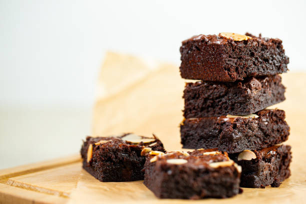 istock Brownies chocolate ingredient sweet dessert for tea time 1328668173